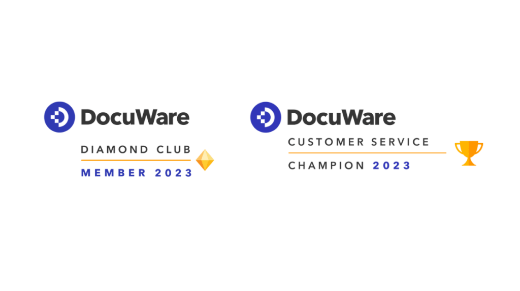 Docuware partner diamond y customer service champion