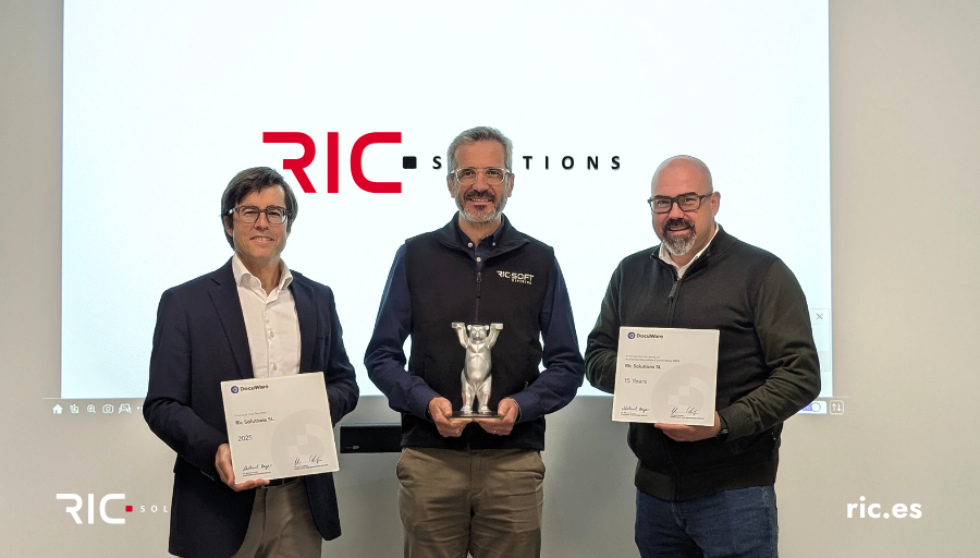 RIC Solutions 15 años como partner de docuware y miembro exclusivo Diamond Club