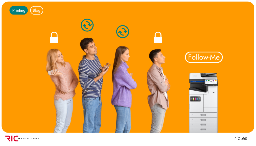 Impresión en cola de impresión segura. Epson. RIC Solutions. 