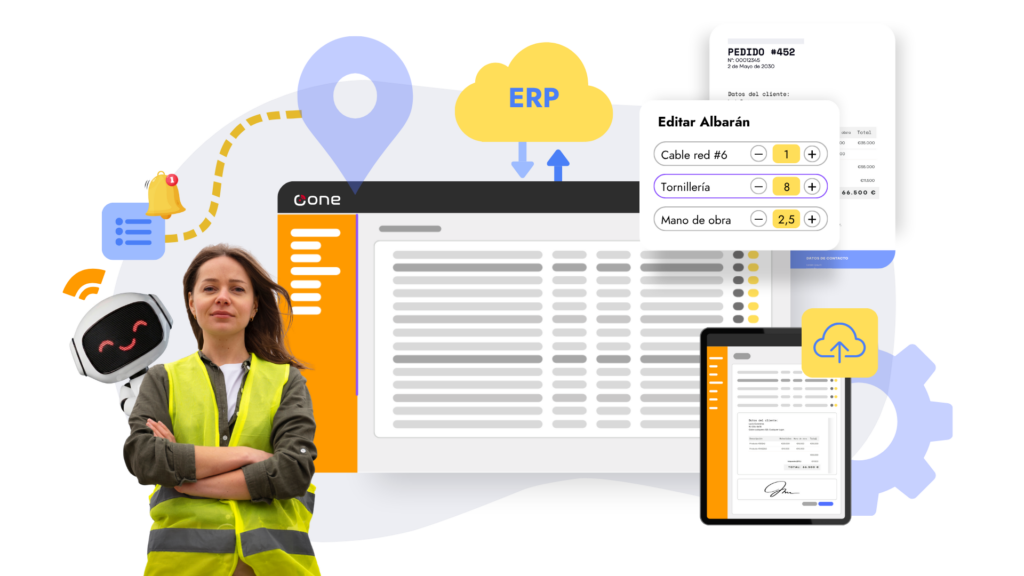 gestión operativa conectada con ERP