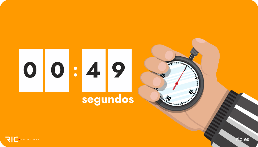 4,9 segundos que ayudan a mejorar la productividad al imprimir. velocidad de impresión en empresas